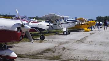 Fly-in event held at Sarnia’s Chris Hadfield Airport. August 14, 2021. (Photo by Natalia Vega)