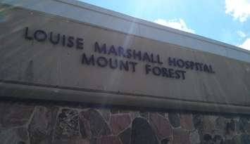 The Louise Marshall Hospital in Mount Forest (BlackburnNews.com file photo)