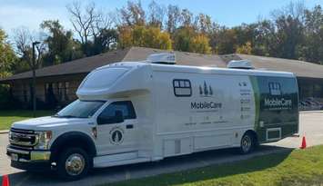 Mobile clinic at Walpole Island First Nation. October 26, 2023. (Photo courtesy of Walpole Island First Nation Council via Facebook)