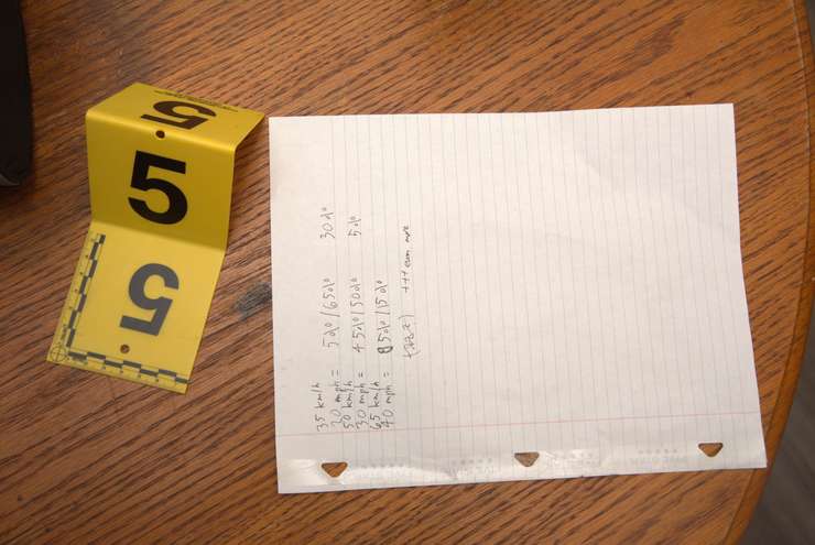 Evidence photo taken by LPS Cst. Budzyn (Image courtesy of exhibit from Ontario Superior Court of Justice)