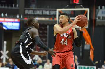 The Windsor Express take on the Mississauga Power at the WFCU Centre, November 15, 2014. (Photo courtesy of the Windsor Express)