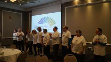 New Lambton County community brand unveiled. December 18, 2014. (BlackburnNews.com photo by Jake Jeffrey)