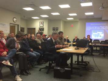 Lakeshore Council holds a special meeting regarding a zoning amendment to regulate medical marijuana and hemp production operations on November 4, 2014. (Photo by Ricardo Veneza)