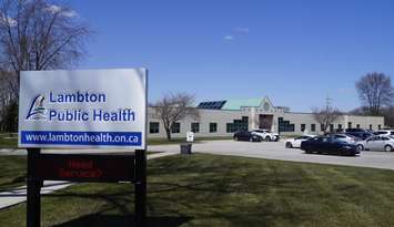 Lambton Public Health on Exmouth Street (BlackburnNews.com file photo by Colin Gowdy)