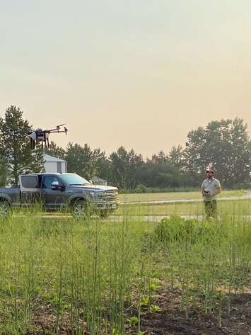 Drone Spray Canada in Blenheim. (Photo via Drone Spray Canada)