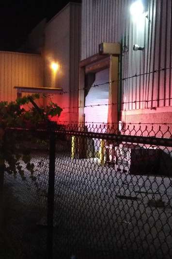 Damage from an explosion at the Meridian plant in Strathroy, October 22, 2018. Photo courtesy of Greg McClinchey.