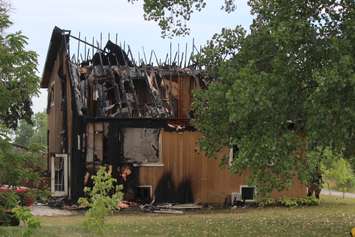 LaSalle fire crews respond to a blaze on Short Malden Rd., July 6, 2016. (Photo by Jason Viau)