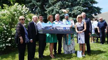 Lambton College hosts official ground breaking ceremony for new world class education facilities. June 22, 2016 (BlackburnNews.com photo by Melanie Irwin)