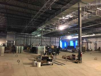 Construction  underway at the Cascades Casino on  Richmond St in Chatham on February 5, 2019. (Photo by Allanah Wills) 