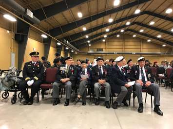Chatham-Kent celebrated Remembrance Day on a very snowy Monday this year. Nov 11, 2019. (Photo by Paul Pedro)