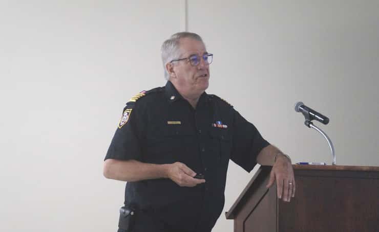 St. Clair Township Fire Chief Richard Boyes. June 4, 2027. (Photo by Natalia Vega) 