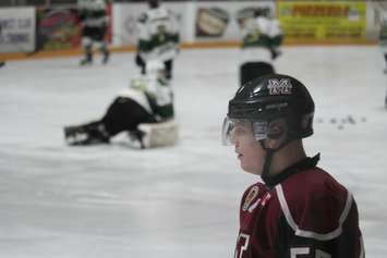 Chatham Maroons forward Noah Bushnell. (Photo by Matt Weverink)