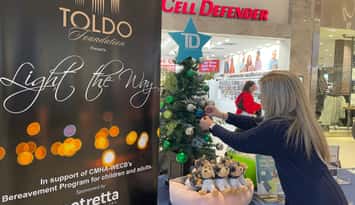 Canadian Mental Health Association-Windsor-Essex County Branch launches Light the Way campaign at Devonshire Mall, November 27, 2026. (Photo by Maureen Revait) 