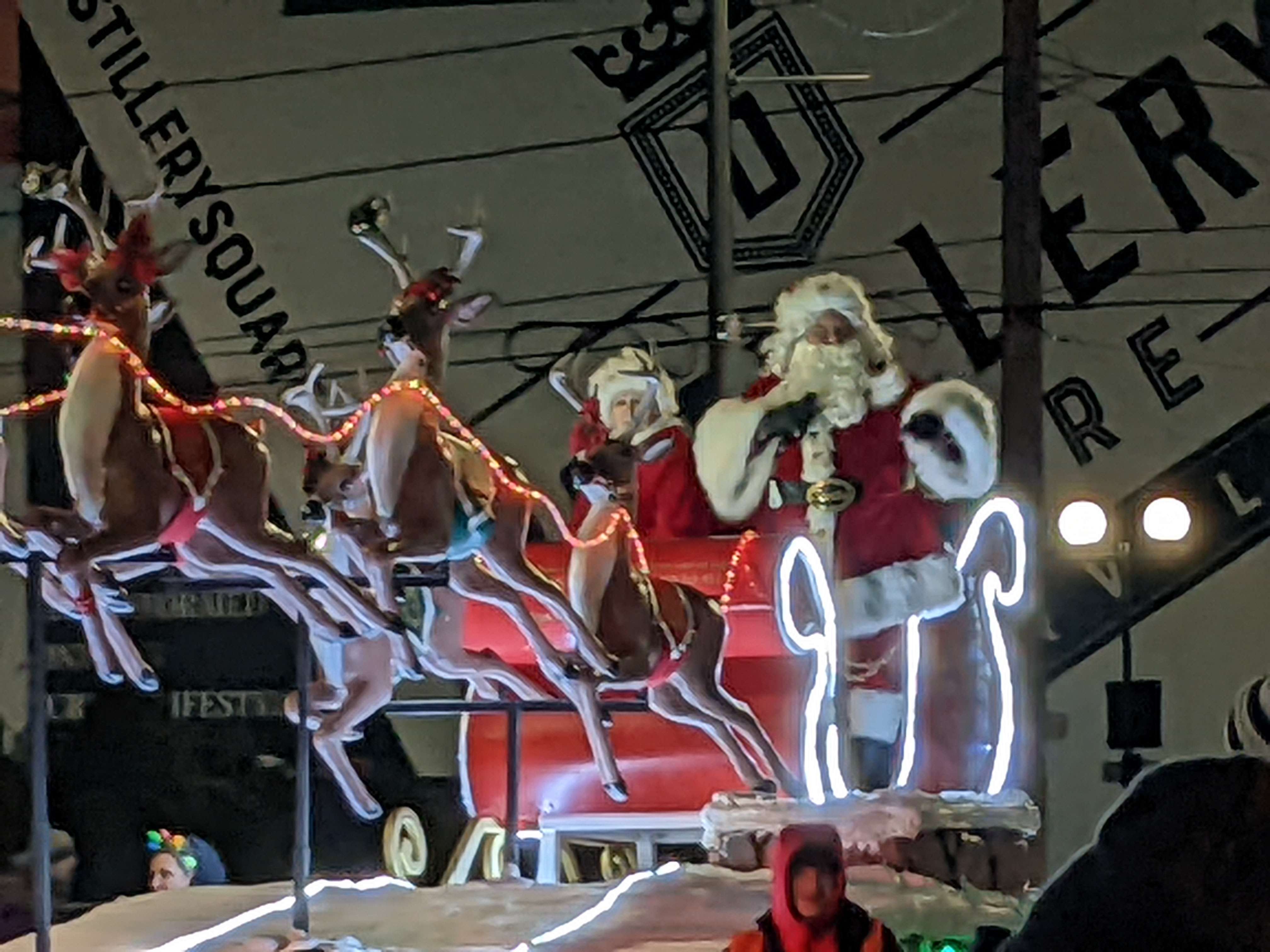 Santa Claus is coming to town Saturday night