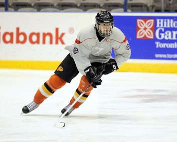 Travis Konecny at the 2013 OHL Prospects Combine. (Photo courtesy of Aaron Bell/OHL Images)