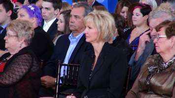 Former Police Chief Dennis Poole`s wife Andrea at Chatham-Kent Police Chief Gary Conn`s Swearing-In Ceremony (Photo by Jake Kislinsky)