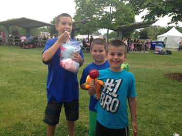 Local residents attend the LaSalle Strawberry Festival at Gil Maure Park, June 14, 2015. (Photo by the Blackburn Radio Summer Patrol)