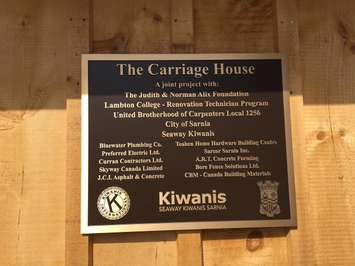 Grand opening of the new carriage house at Canatara Park. May 31, 2017 (Photo by Melanie Irwin)