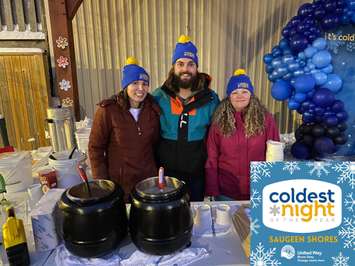 Coldest Night of the Year Saugeen Shores. February 25, 2023. Photo supplied by United Way Bruce Grey. 