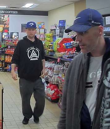 Persons of interest in a theft investigation in Lambton County. October 2019. (Photo from Lambton OPP)