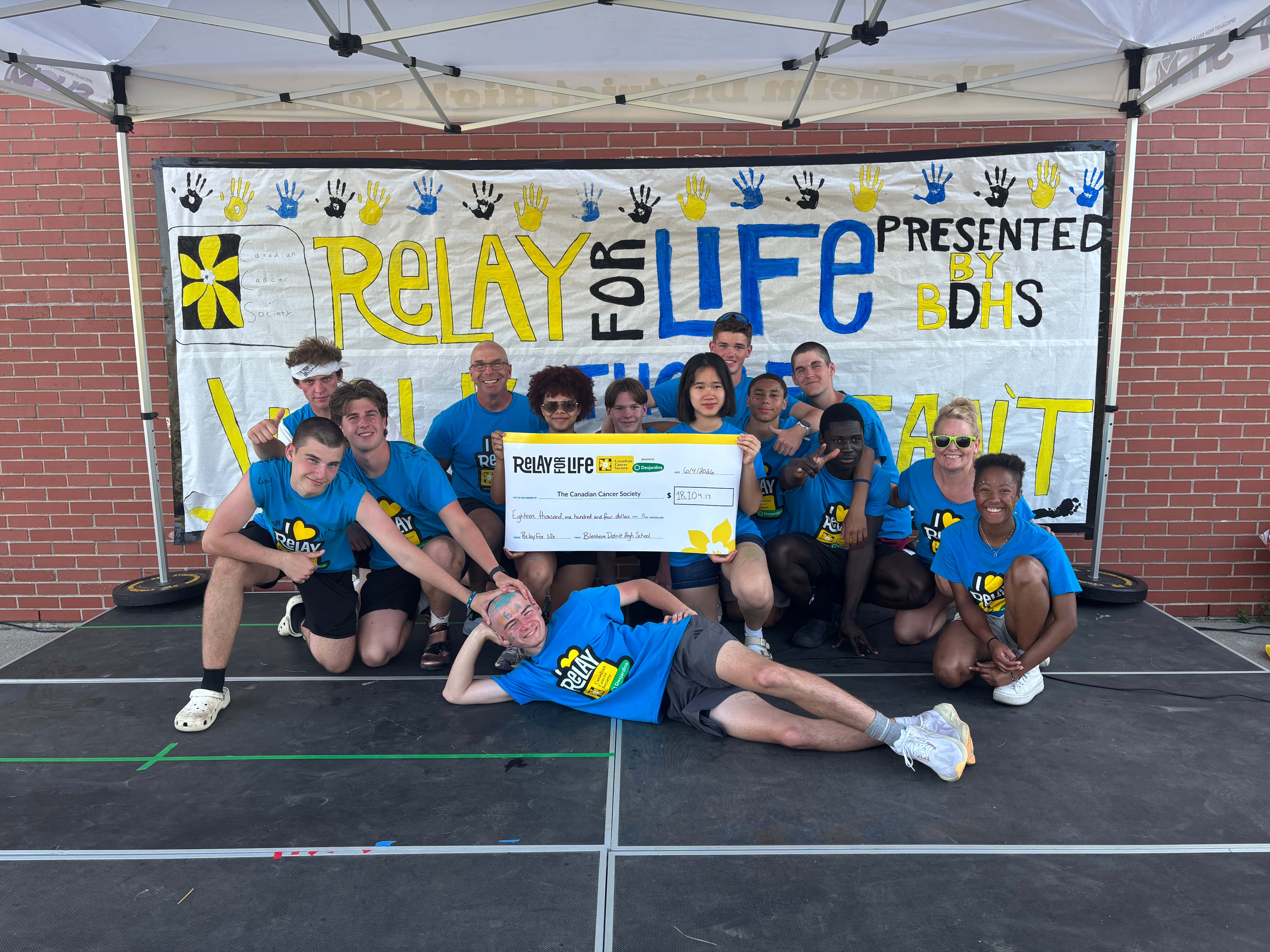 Blenheim High School students raise $18K for cancer research