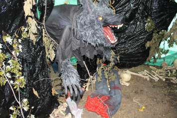 The 6th edition of Reaper's Gate Haunted Backyard Maze is put on at 3150 California Ave. in Windsor in support of Street Help. Photo taken October 21, 2016. (Photo by Ricardo Veneza)