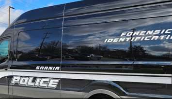 Sarnia police forensic identification vehicle (Photo courtesy of Sarnia Police Service)