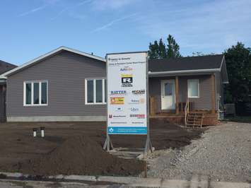 Habitat for Humanity Sarnia-Lambton's latest home build on Scenic Dr. in Watford. June 2017 (Photo by Melanie Irwin)