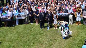 Lambton College hosts official ground breaking ceremony for new world class education facilities. June 22, 2016 (BlackburnNews.com photo by Melanie Irwin)