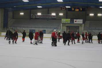 In game one of the Athletes Fuel Cup Series team Schaafsma beats team Griffith. August 2, 2016. 