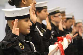The Royal Canadian Sea Cadet Corps Agamemnon Windsor, Ontario branch seen at the HMCS Hunter building on October 28, 2015. (Photo by Ricardo Veneza)
