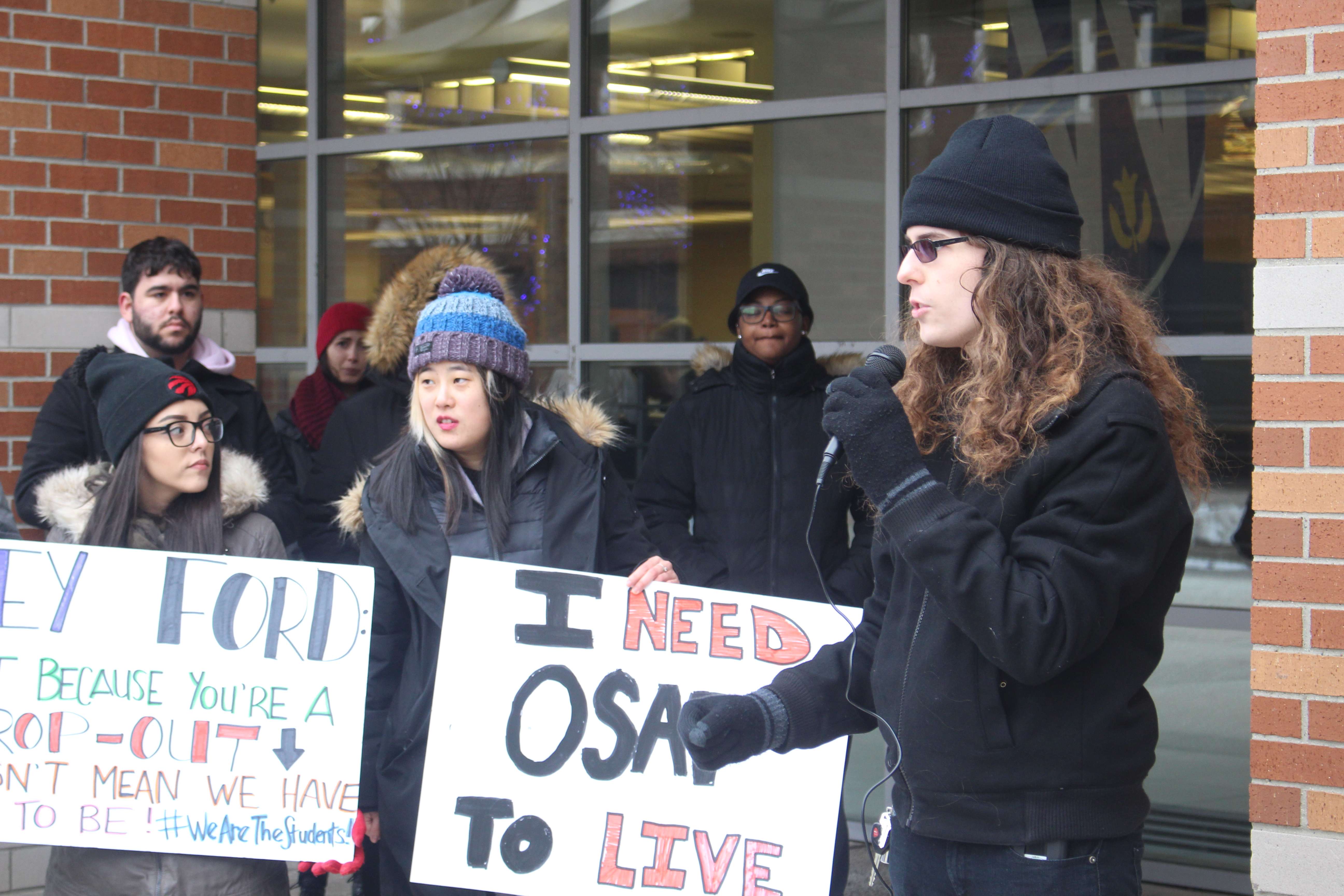 U of W students rally for OSAP (GALLERY)