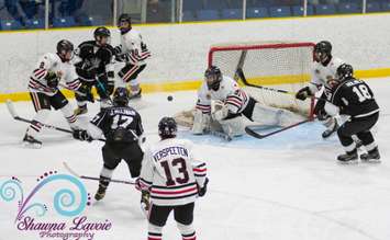 The Sarnia Legionnaires hosting the Komoka Kings.  2 December 2021.  Shawna Lavoie Photography.