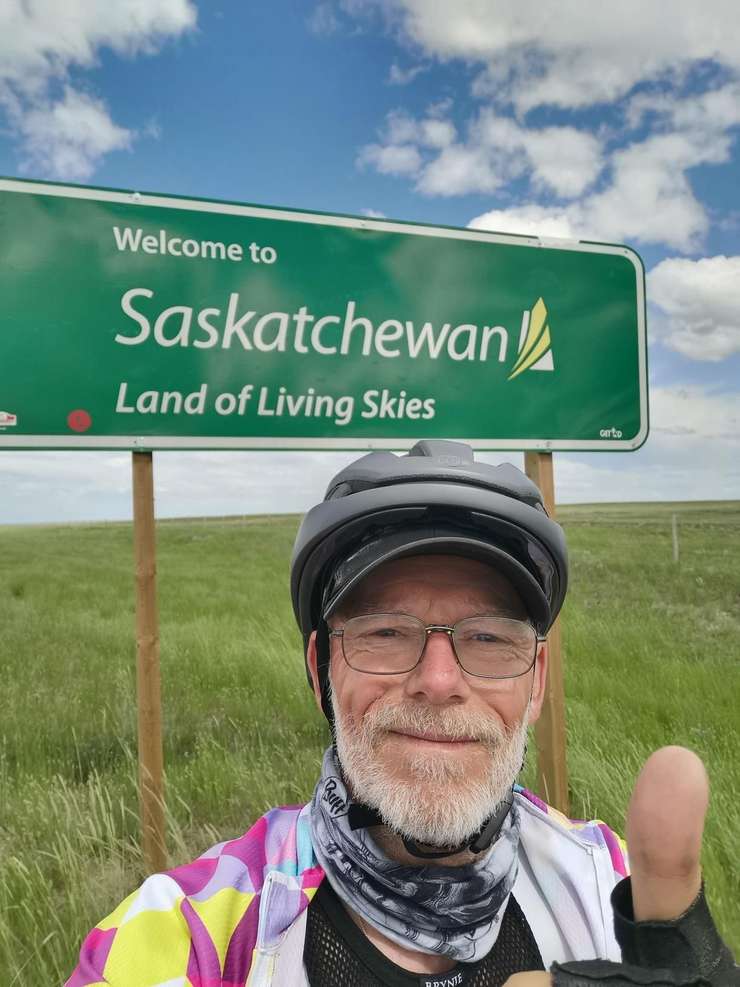 Weerman said he relied on a lot of convenience stores for food while crossing the prairies.
