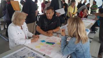 Centennial Park public input session May 27, 2015 (BlackburnNews.com Photo by Briana Carnegie)