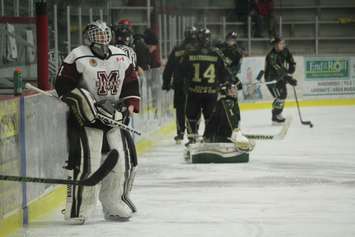 The Chatham Maroons take on the St. Thomas Stars, March 3, 2016. (Photo by Matt Weverink)