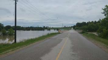 Flooding in Drayton. June 23rd, 2017 (Photo submitted by Brian Elliot)