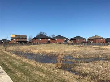 Wind damage in LaSalle, Submitted by LaSalle Police Service, March 8, 2017. 
