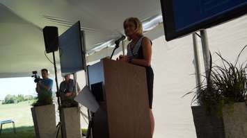 Lambton College hosts official ground breaking ceremony for new world class education facilities. June 22, 2016 (BlackburnNews.com photo by Melanie Irwin)