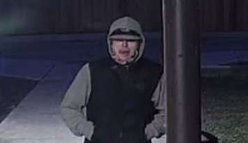 Sarnia police are looking to identify this person in connection to an assault investigation. February 26, 2024. (Photo courtesy of the Sarnia Police Service)