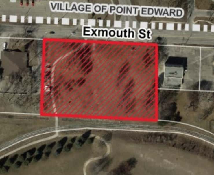 Subject lands at Centennial Park. (Image included in council agenda for July 20, 2026 meeting)