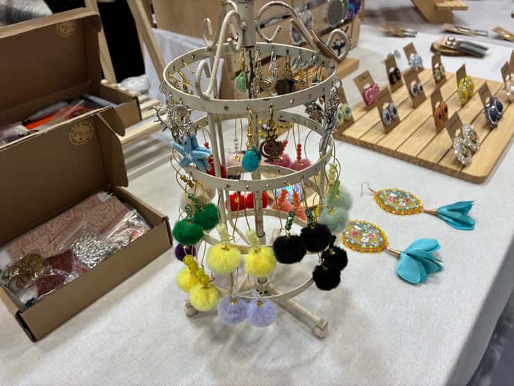 Indigenous artwork at Lambton College's 2026 Pow Wow - Apr. 2/26 (Blackburn Media Photo by Evan Frederiksen)