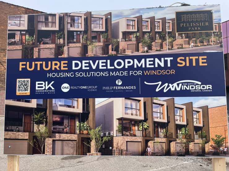 Pelissier Park development rendering, March 2026. 