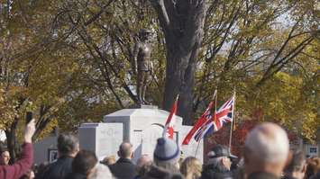Remembrance Day in Sarnia.  November 11, 2021.  (SarniaNewsToday.ca photo)