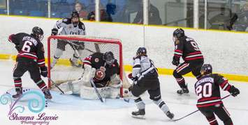 The Sarnia Legionnaires hosting the LaSalle Vipers.  3 March 2022.  Shawna Lavoie Photography.