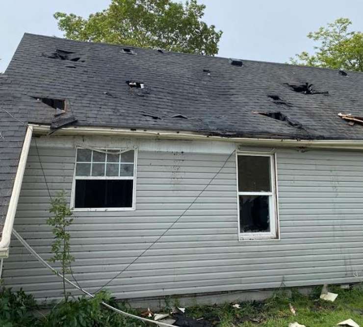 Aftermath of a structure fire on St. Clair Parkway. July 28, 2023. (Photo courtesy of Sarnia Fire Chief Brian Van Gaver)