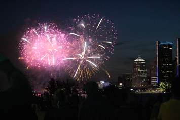 The 60th Ford Fireworks on the Windsor riverfront. Photo by Mark Brown/Blackburn News.
