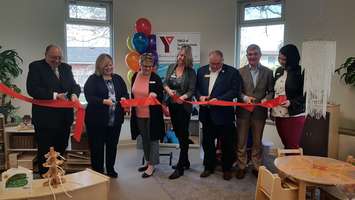 YMCA Learning and Career Child Care Centre Ribbon Cutting. (Blackburnnews.com photo by Stephanie Chaves)