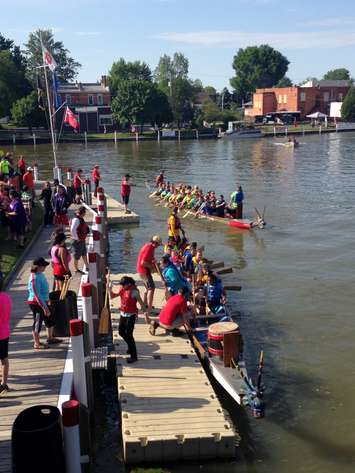 Sydenham Challenge Dragon Boat Festival 2017. (Photo courtesy of the Chatham-Kent Summer Road Crew)