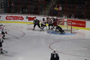 The Windsor Spitfires annual Blue and White game played at the WFCU Centre on August 31, 2016. (Photo by Ricardo Veneza)